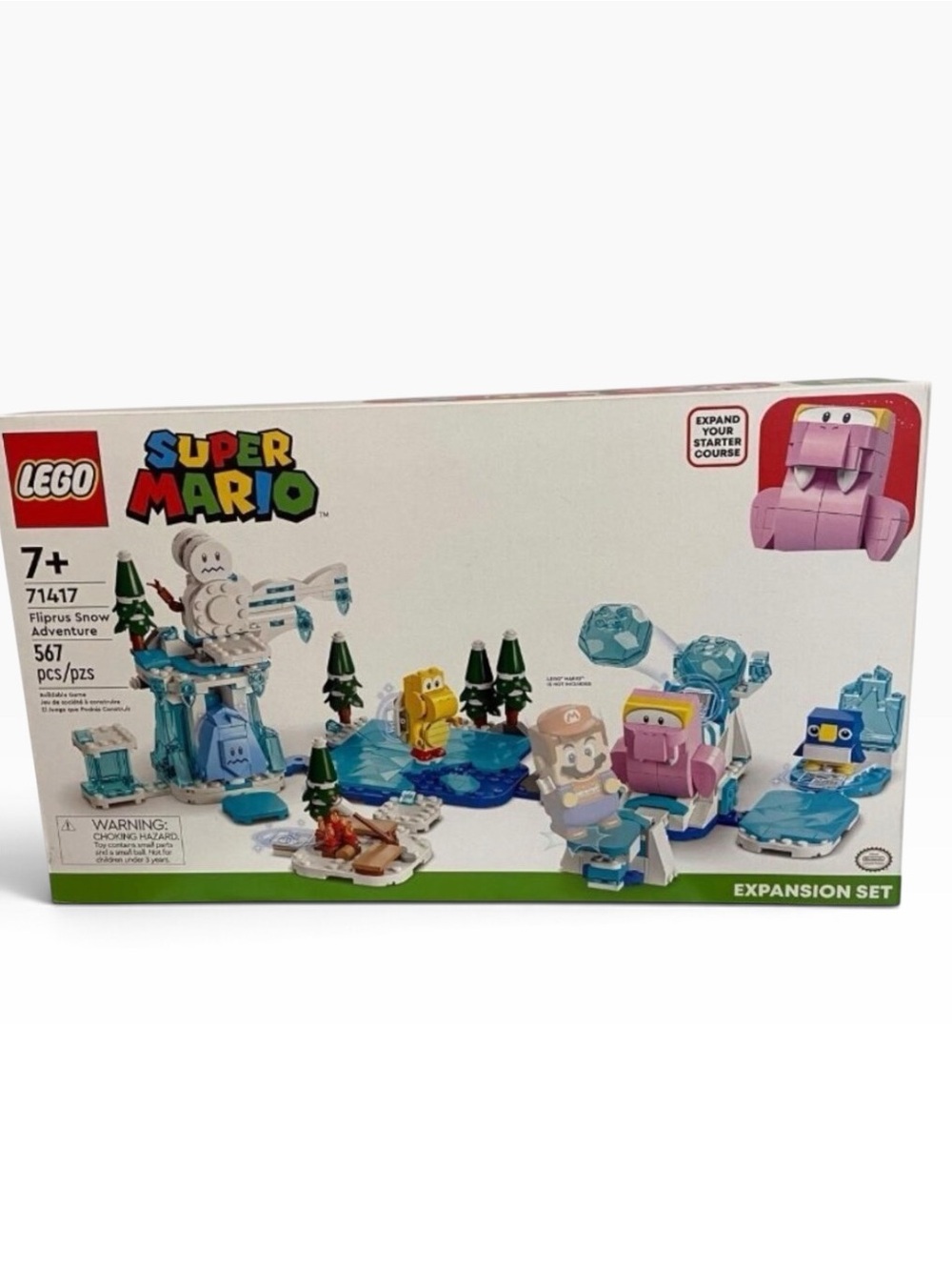 LEGO Super Mario Fliprus Snow Adventure Expansion Set 71417 567 Pieces Ages 7+
